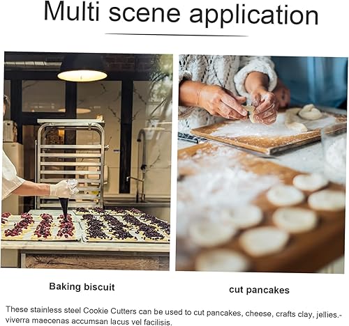 Miniatura 6 de UPKOCH 6 moldes para galletas, plantillas para tartas, galletas mexicanas, moldes para dulces, moldes de piñata, cortadores de pastelería, moldes de