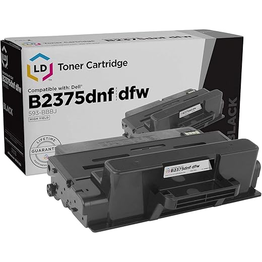 LD Compatible Dell 593-BBBJ Black Toner Cartridge
