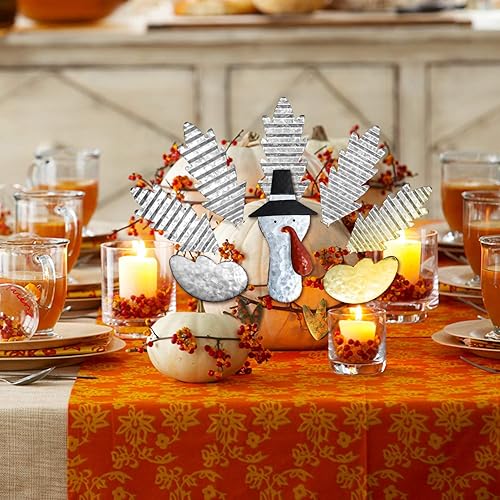 Miniatura 5 de ALLADINBOX Kit de fabricación de pavo de calabaza de Acción de Gracias, kit de decoración de pavo, decoración de otoño y cosecha para Acción de
