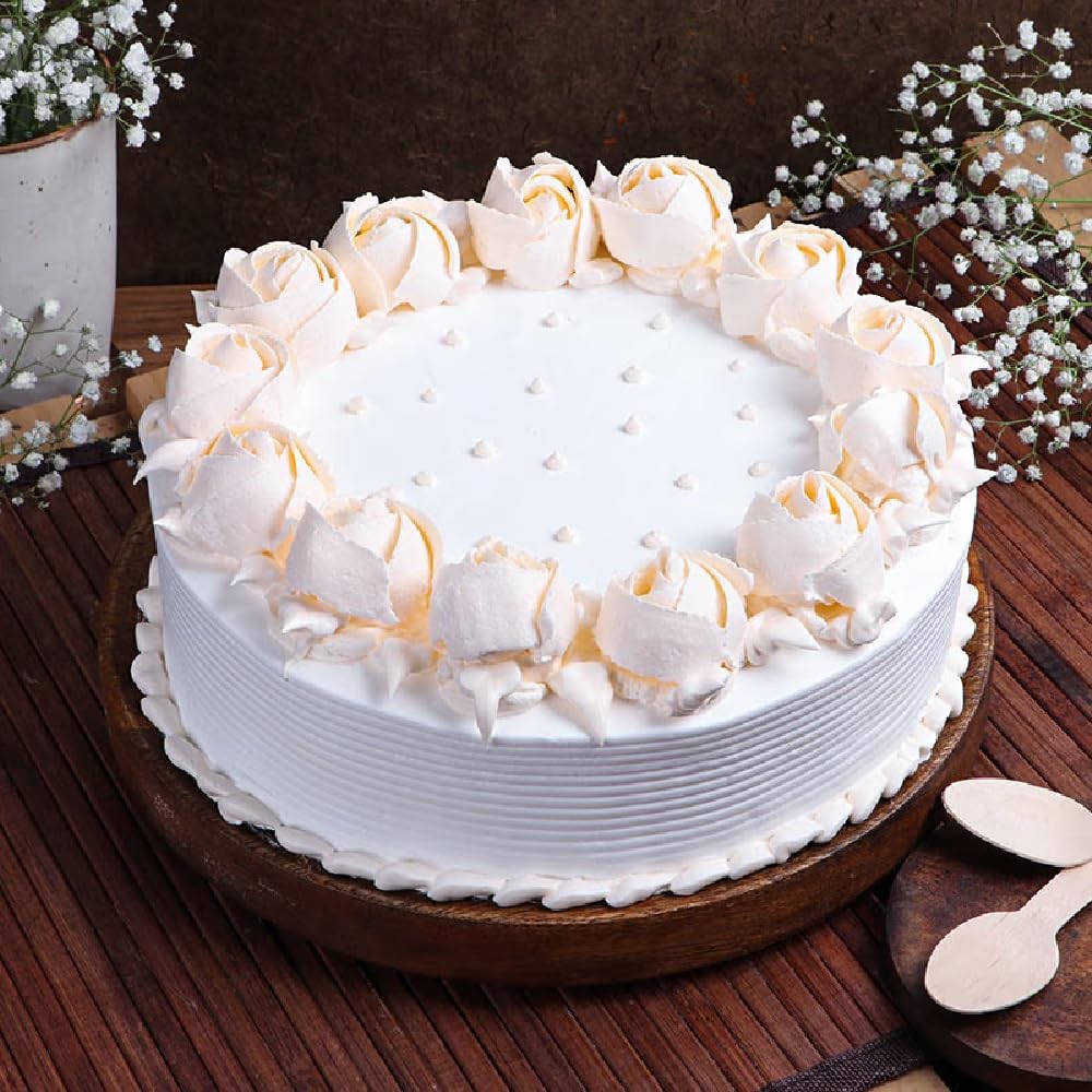 See full amazon price history chart for FlowerAura Delicious Silky Smooth Fresh Rose Sensational Vanilla Cake For Gifting As Birthday Cake, Anniversary Cake, Valentines Day Cake, Mothers Day Cake & Farewell Cake (Same Day Delivery) (3Kg) FlowerAura Delicious Silky Smooth Fresh Rose Sensational Vanilla Cake For Gifting As Birthday Cake, Anniversary Cake, Valentines Day Cake, Mothers Day Cake & Farewell Cake (Same Day Delivery) (3Kg) (B0CR1C6ZJR) Amazon Price History, Amazon Price Tracker
