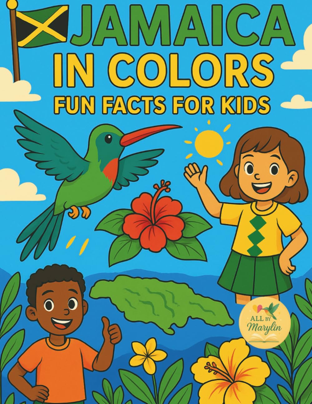 Jamaica in Colors: Fun Facts for Kids: A fun and educational coloring book celebrating Jamaican culture, nature, and everyday life.