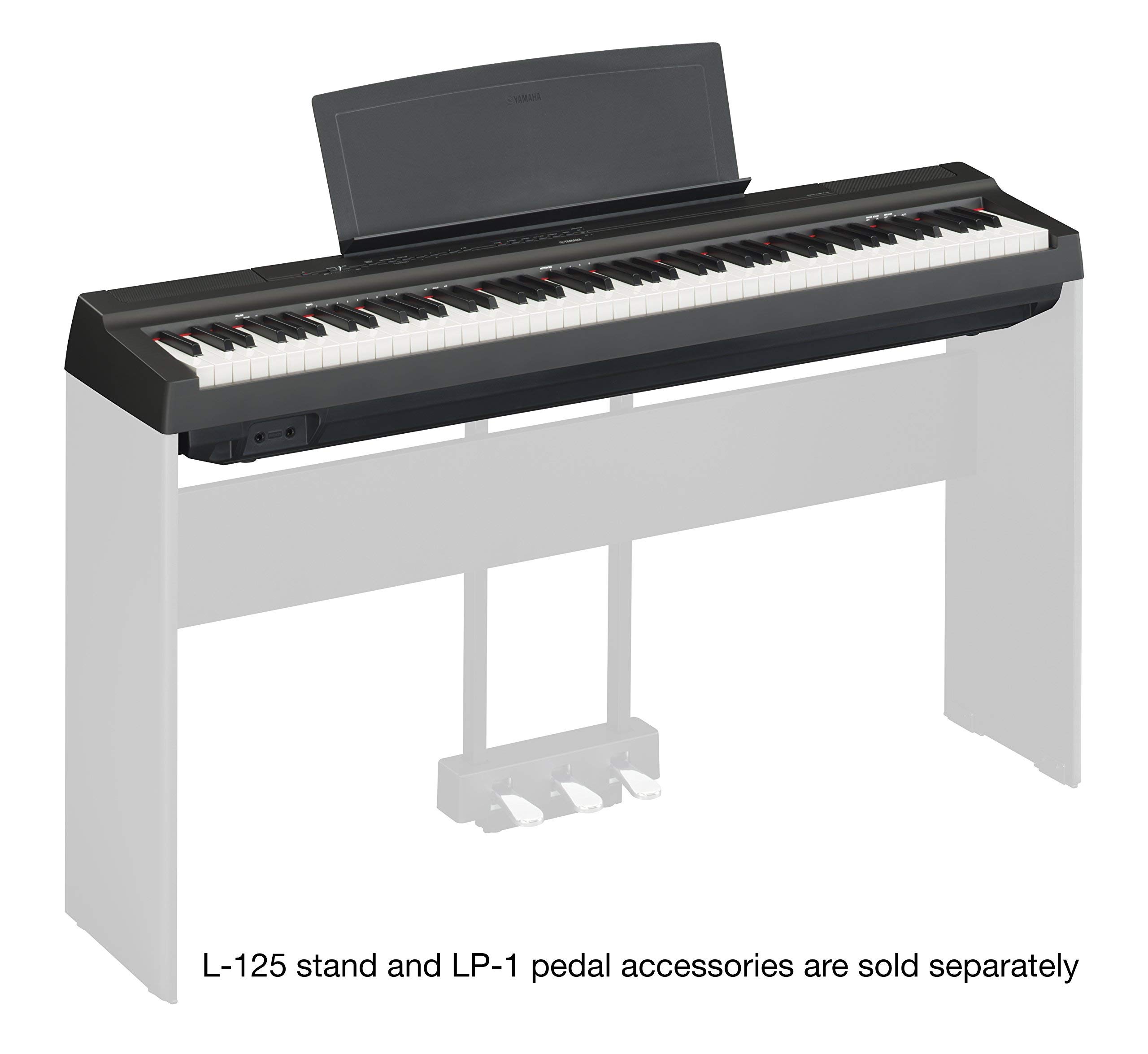 Amazon.com: Yamaha P125 88-Key Weighted Action Digital Piano with