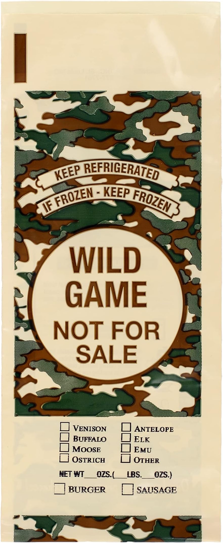 Mainca Ground Pork Freezer Bags (Retail) 1 Lb. Size