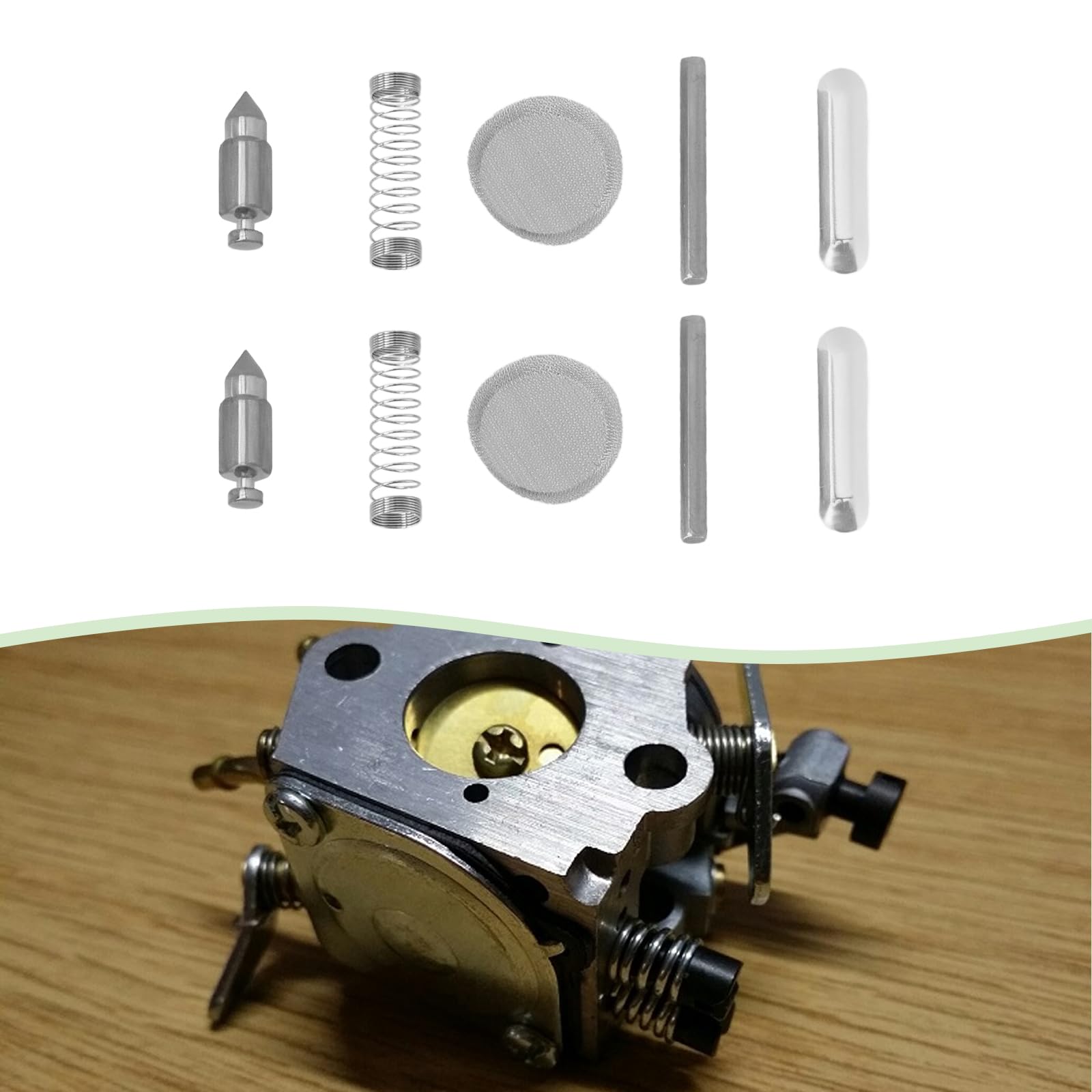 YINETTECH 2 Sets of Carburetor Diaphragm Repair Kit 036153100 Compatible with ZAMA RB-72 Dolmar PS-34 PS-36 PS-41 PS-45 Carburetor - Image 3