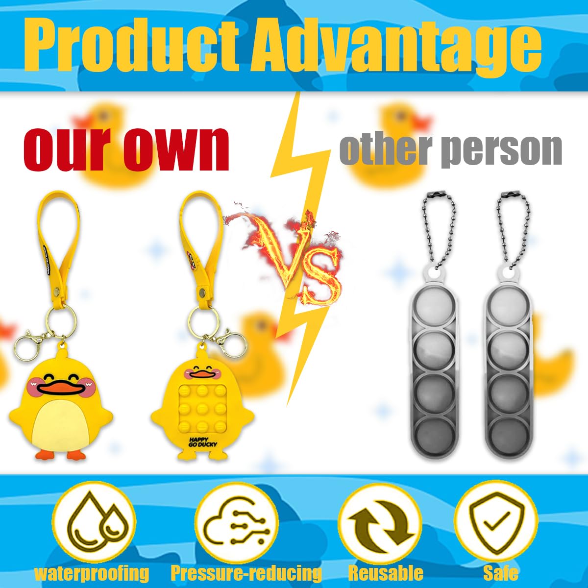 Steejoey 12 Pièce Ini Pop Fidget Toy, Nouveau Populaire Ini