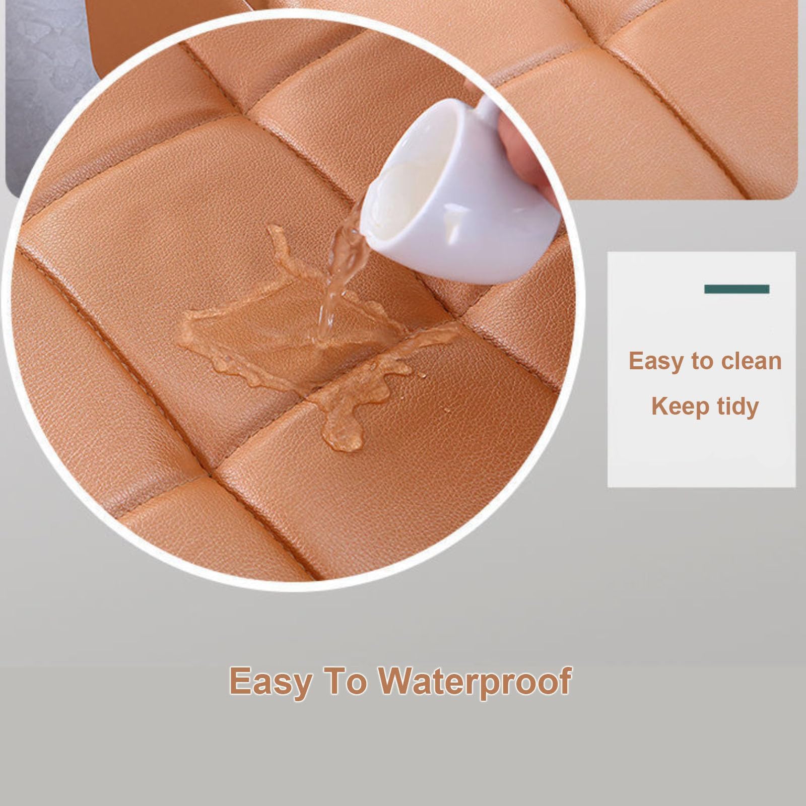 Scarpiera, Lussuosa Panca poggiapiedi con Coperchio Ribaltabile, mobiletto portaoggetti in Pelle per Ingresso, angolare Letto (Arancione, 100 x 40 cm)