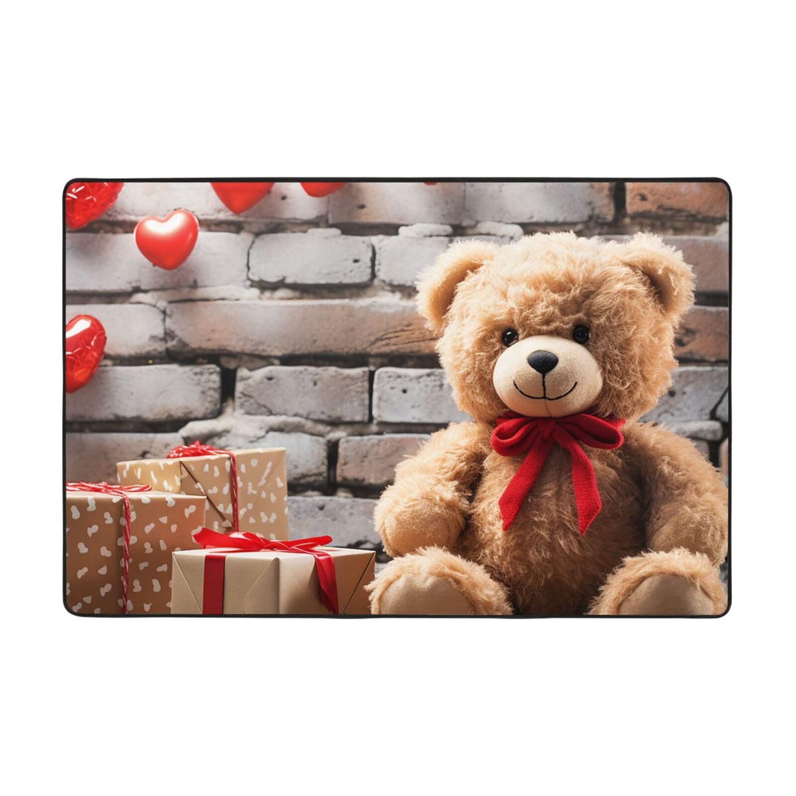 Tapis lavable 91,4 x 61 cm antidérapant pour entrée et dortoir