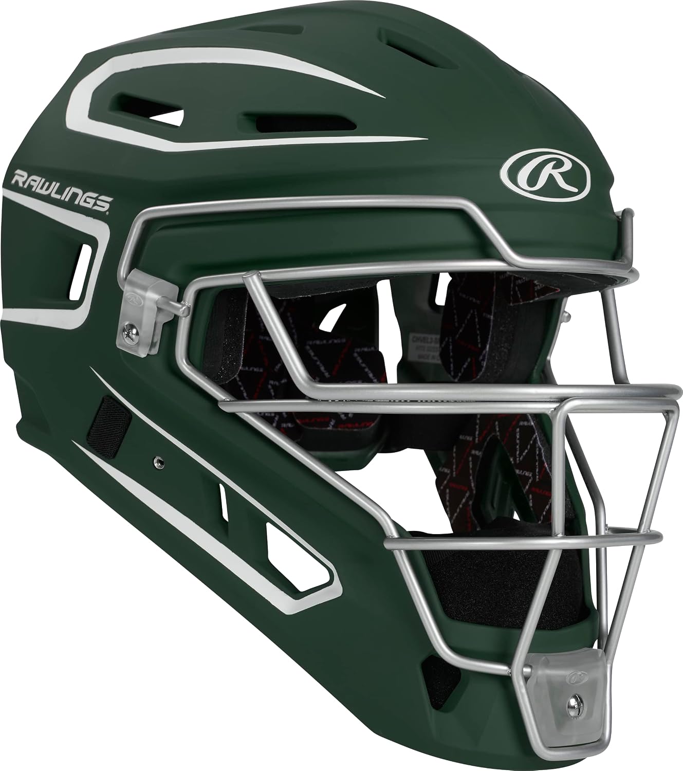 Rawlings | Velo 2.0 Catcher's Helmet | Baseball | Junior & Senior Sizing | Multiple Colors