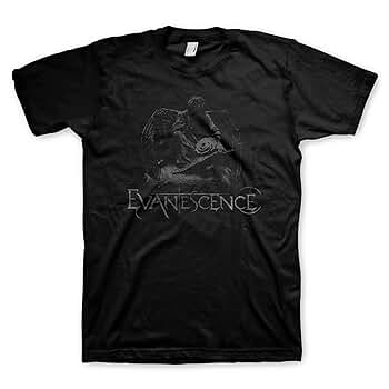 Evanescence Angel Statue Adult Black Short Sleeve T Shirt
