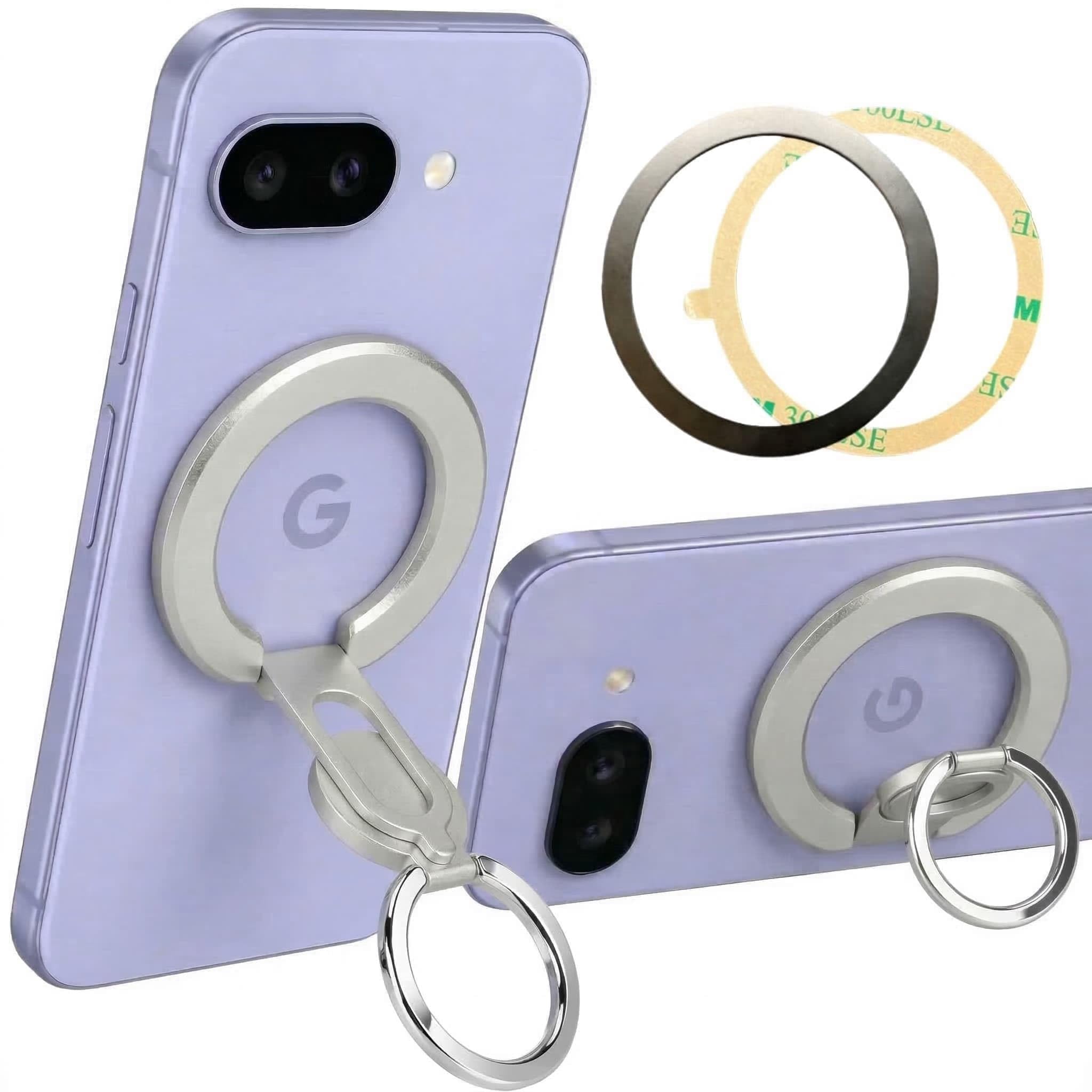 Amazon | Nice Lab. スマホリング MagSafe対応【メタルリング付属で