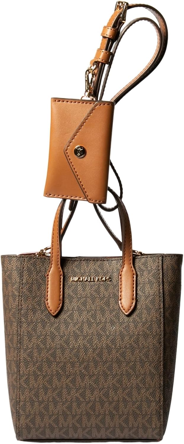 Michael Kors 35F4G2VC0B VINCENT XS XBODY W/CRD ATTCH BROWN SLALDEBAG、BRAUN、フリーサイズ
