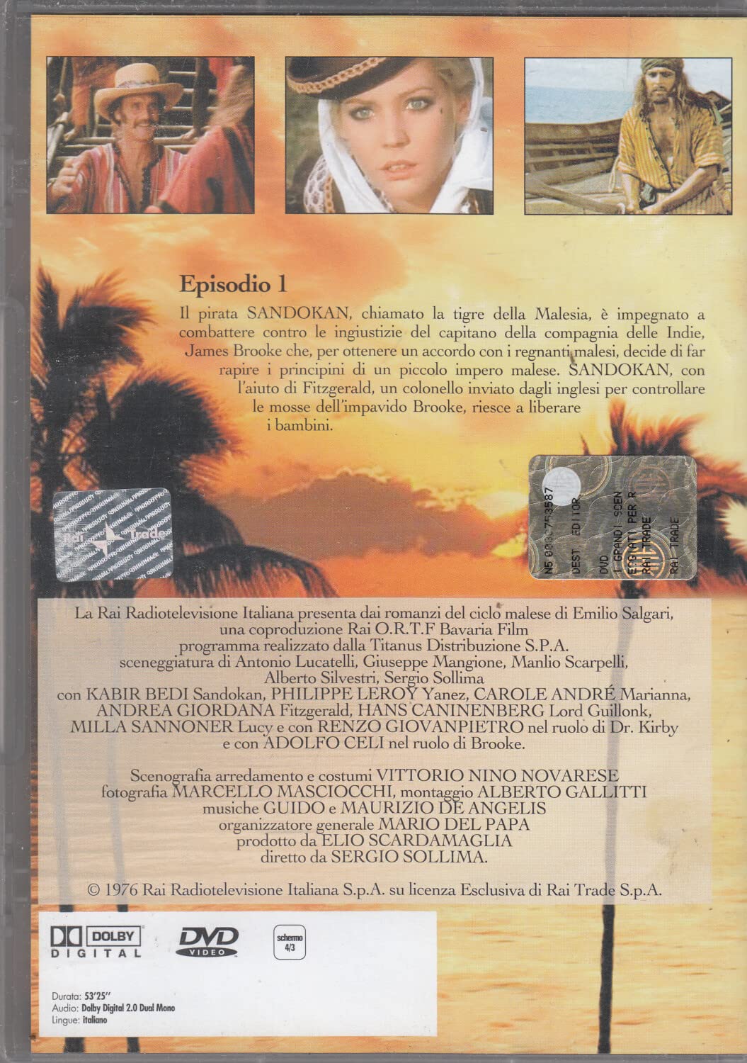 I Grandi Sceneggiati d'Avventura - Raccolta Completa (18 DVD) - Versione da edicola - DVD in Italiano (Sandokan, Marco Polo, Cristoforo Colombo)