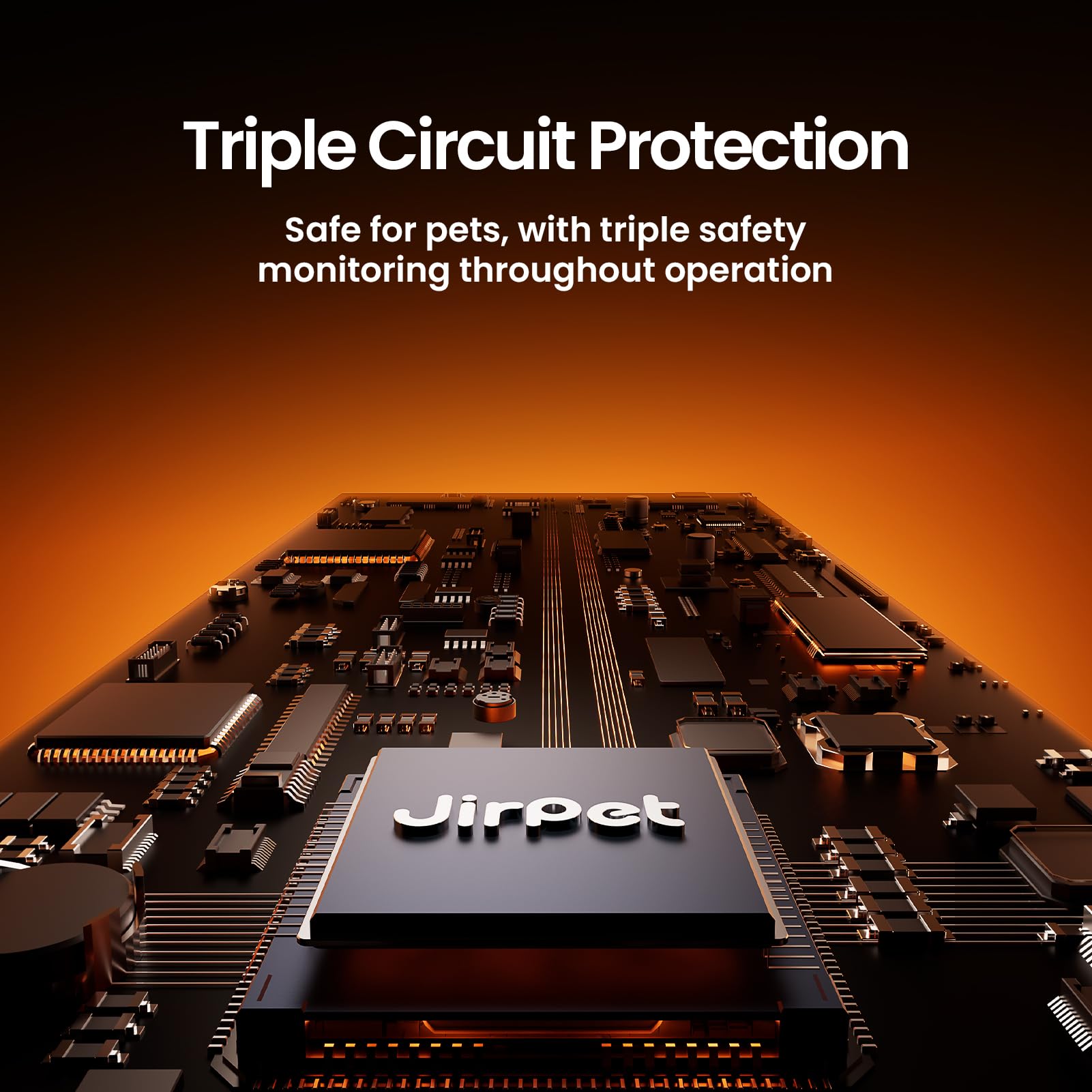 JirPet Pet Neck Dryer, Professional Dog Dryer for Pet Grooming, Hands-Free Dog Blow Dryer with Neck Hanging, Dog Hair Dryer with 3 Speeds & 4 Temp, Portable High Velocity Pet Dryer for Grooming Salon