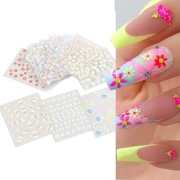 Amazon.co.jp: Unikato ネイルシール ネイルステッカー 桜 花 立体