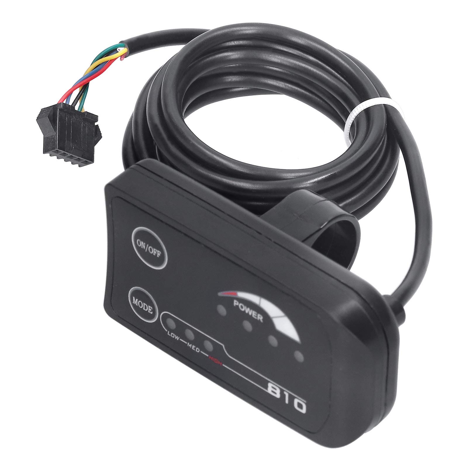Display Bici Elettrica 48v 810, Display LED Controller per Bicicletta Elettrica Meter Tool Control Panel 3 Livelli di Rapporto Pannello di Controllo Intelligente di Potenza per Biciclette Elettriche | Display Bici Elettrica Batteria Control Panel 3 Livell