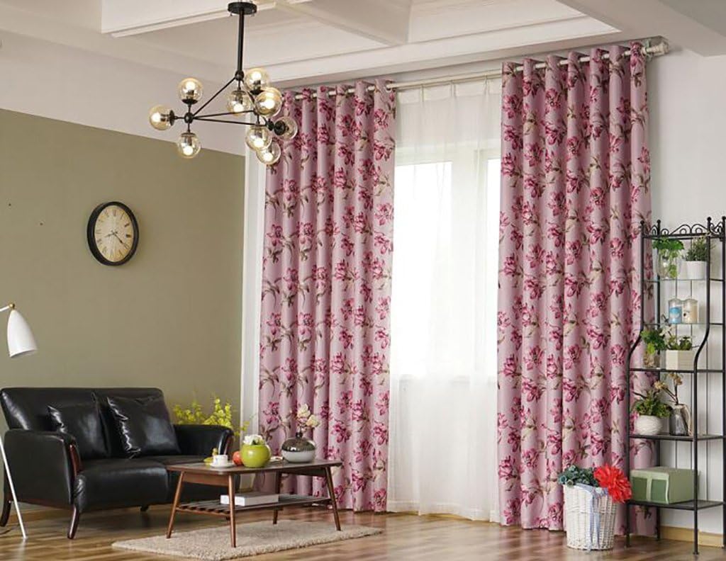 Curtains Super Soft Solid Thermal Insulated Blackout Curtains Thickened Punching Curtains Bedroom Living Room Balcony (one pair) (Size : 300cm*270cm)