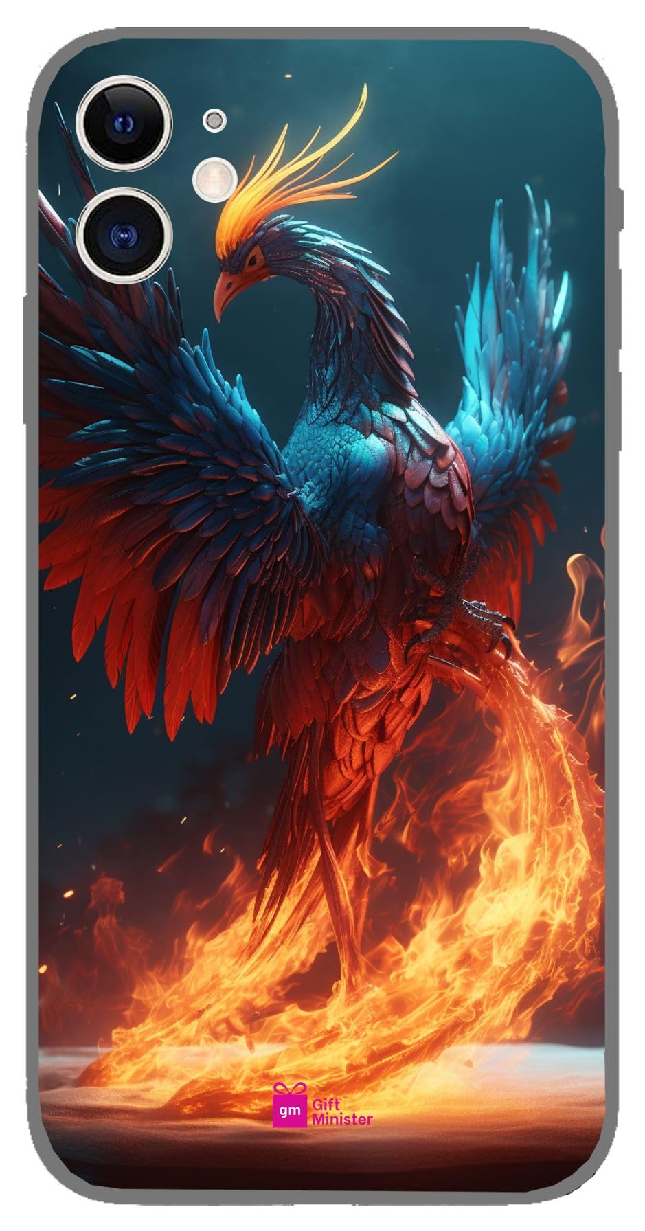 Gift Minister Silicone Designer Cover for Apple iPhone 11 Burly Woodback Phoenix Character Arcane Animated Cartoon Falling Love Editorial Key Mobile Art Complementar 1Pcs 1699M