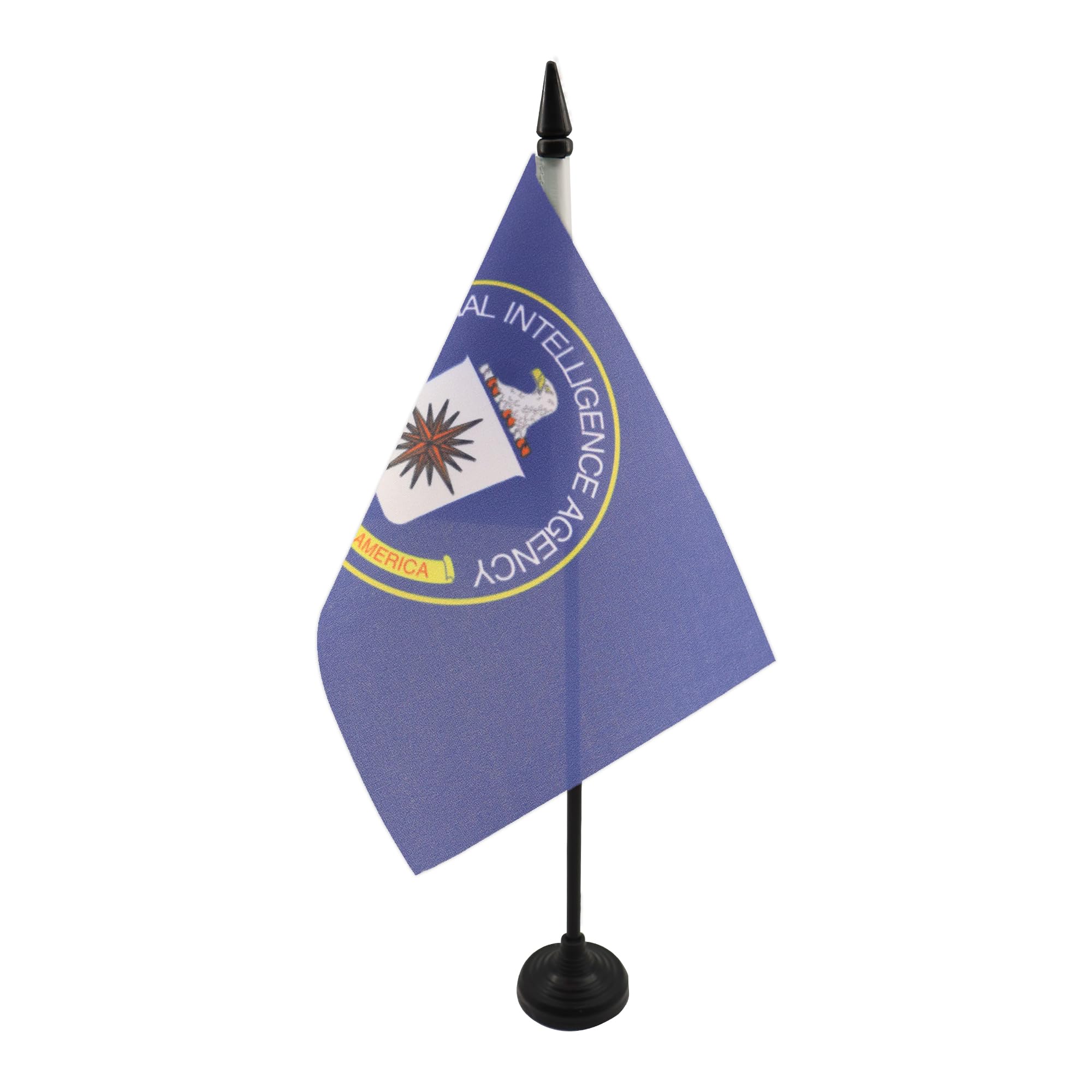 AZ FLAG Bandiera Da Tavolo Central Intelligence Agency Degli Stati Uniti 21x14 cm - Piccola Bandierina Cia Degli Usa