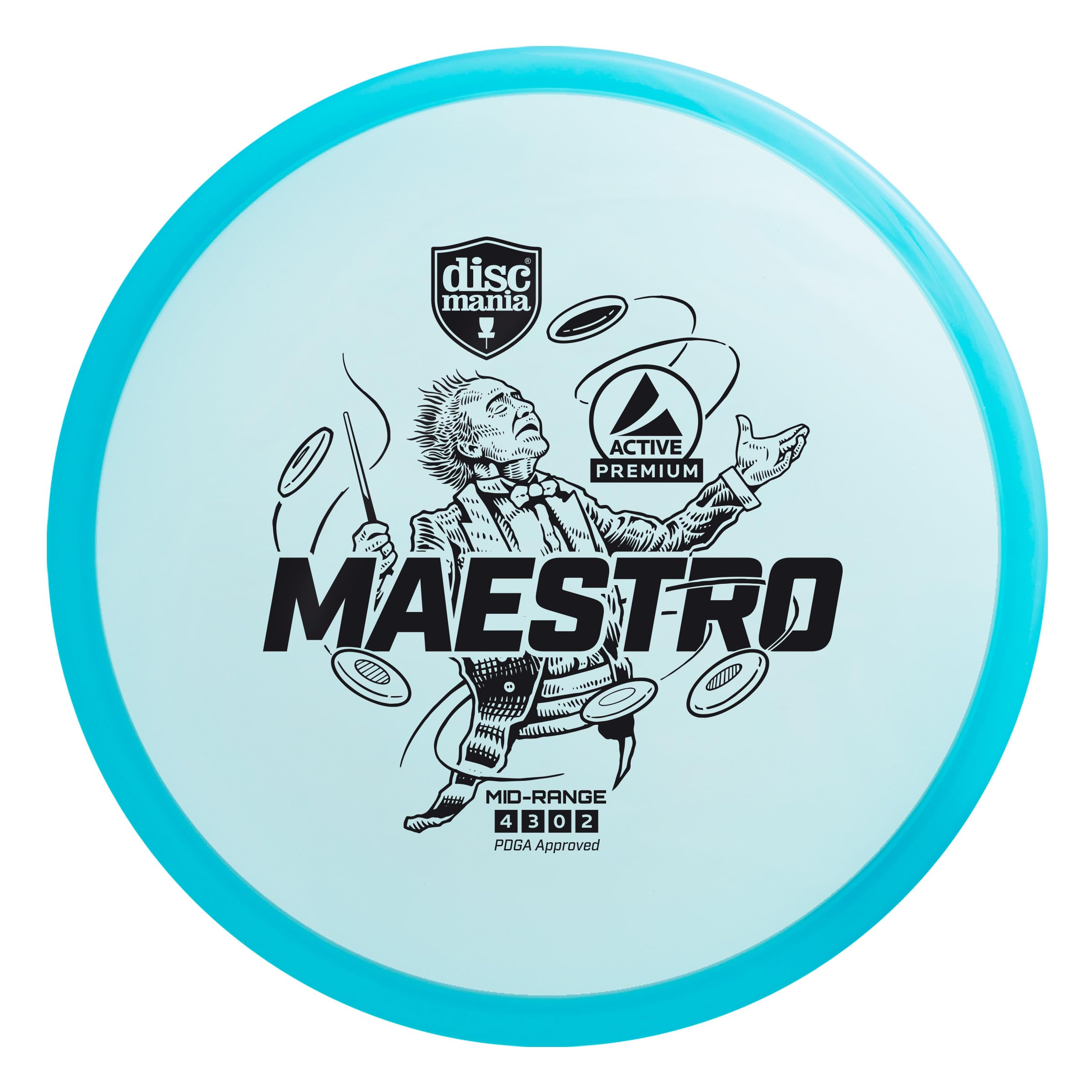 Discmania Premium Line Maestro Mid Range Disc Golf Azul