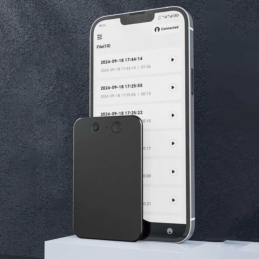 Bloepum AI ChatGPT-4o Intelligent Voice Recorder 32GB AI-Powered Voice Recorder Noise Reduction Audio Dictaphone Sound Recorder