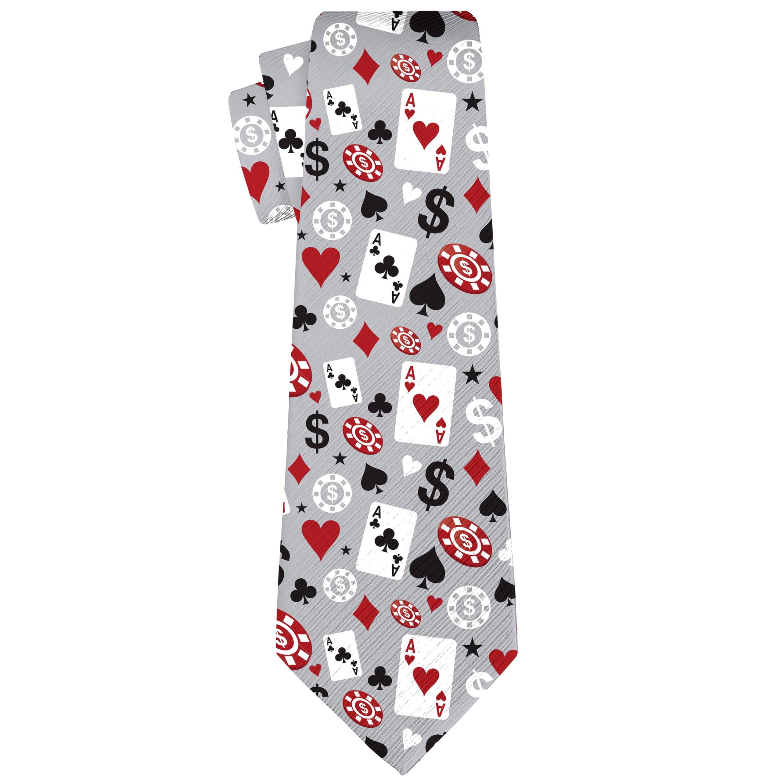 Tie for Men Funny Neckties Fashion Gentleman Soft Comfortable Ties for Wedding Party Holiday - One Size