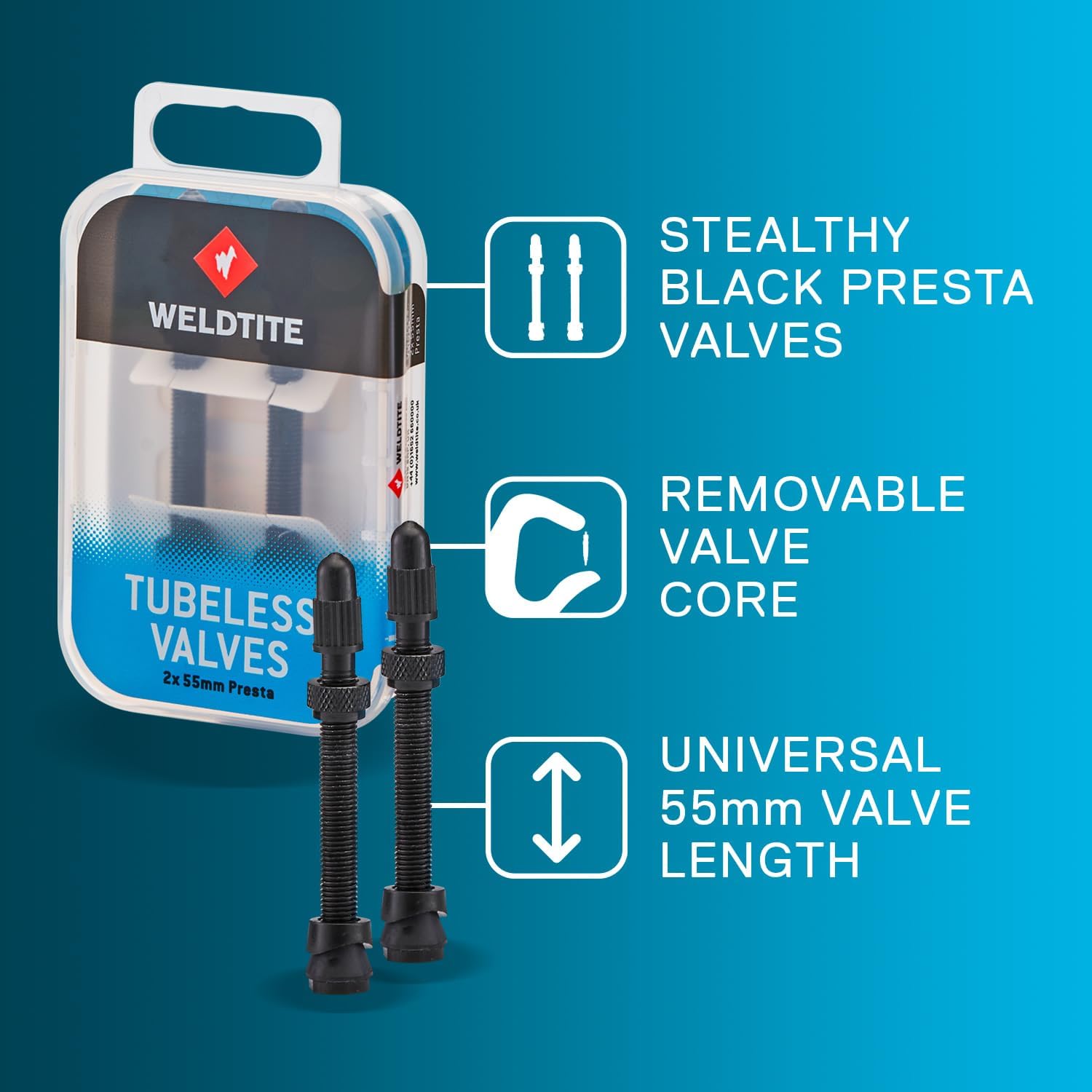 WELDTITE Tubeless Tyre Repair Kits and Sealant for Bikes