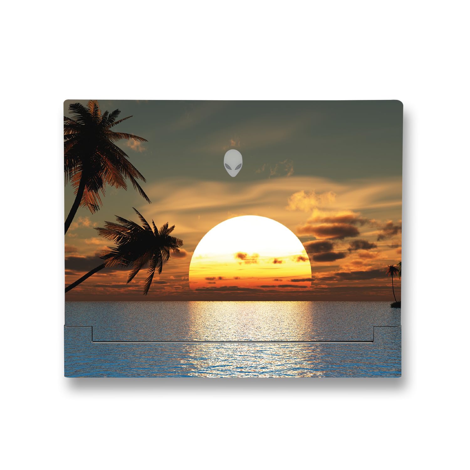 MightySkins Skin Compatible with Alienware X14 R2 (2023) Full Wrap Kit - Tropical Sunset | Protective, Durable, and Unique Vinyl Decal wrap Cover | Easy to Apply &amp; Change Styles | Made in The USA