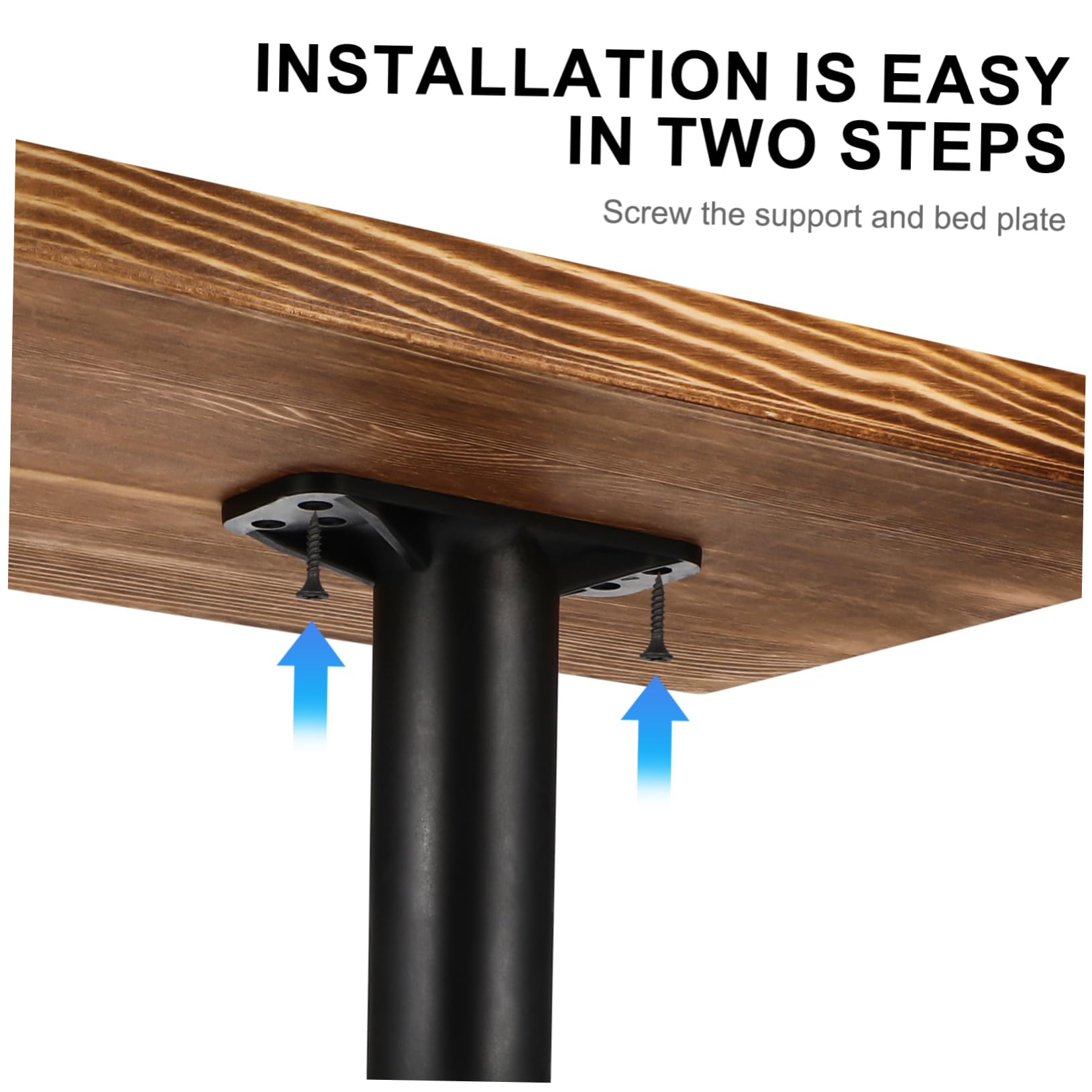 GRIRIW 2pcs Bed Support Frame Support Leg for Bed Frame Bed Feet Legs for Bed Frame Adjustable Furniture Legs Bed Reinforcement Kit Legs for Adjustable Bed Base Adjustable Bed Parts