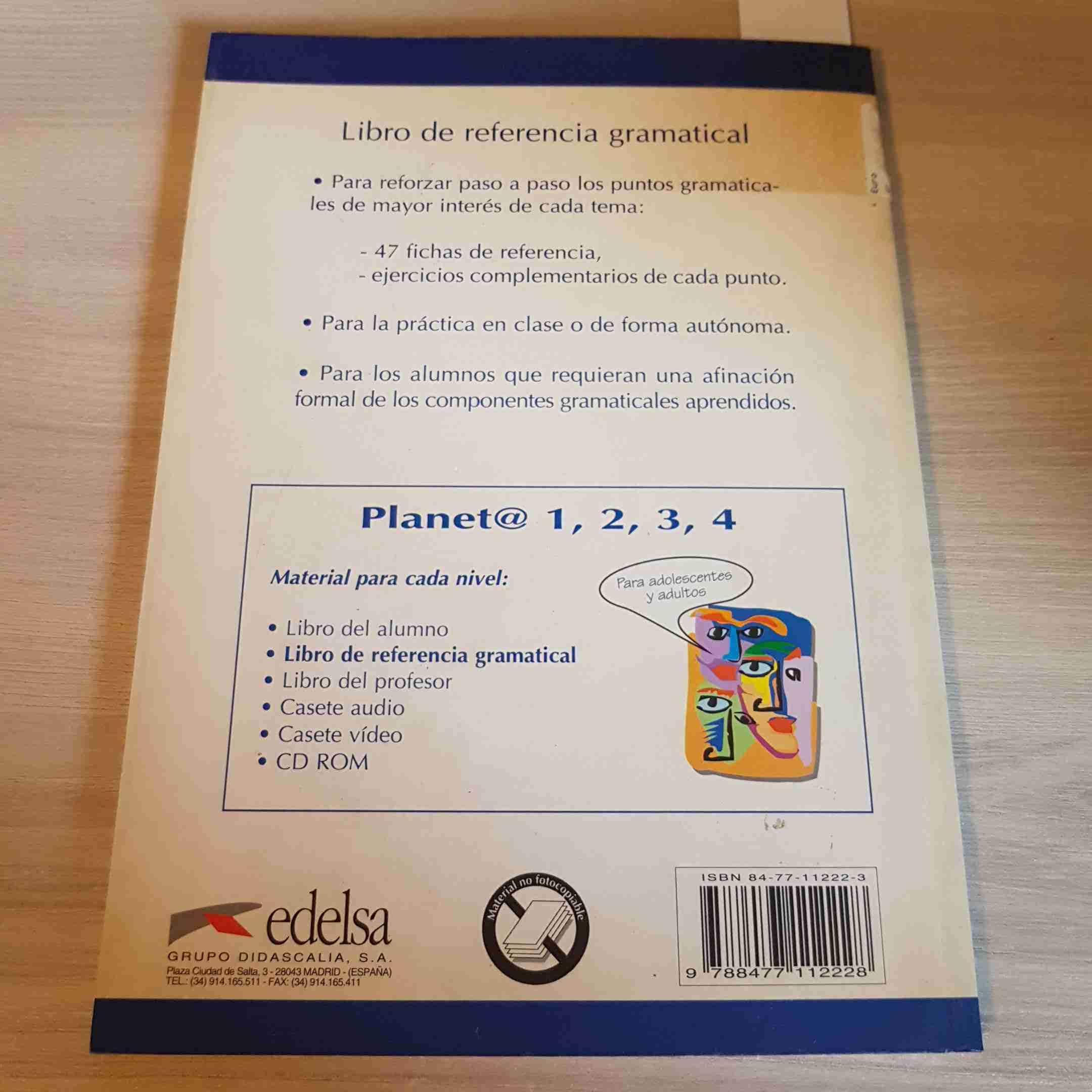 Planeta 1. Libro De Referencia Grammatival : Fichas Y Ejercicios: Vol. 1