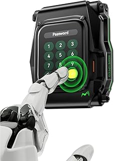 MOVE SPEED Disco rígido externo com tela sensível ao toque, SSD portátil de até 10 Gbps, USB-C 3.2 Gen2, compatível com iPhone, Windows, Mac e mais (ST10,2 TB)