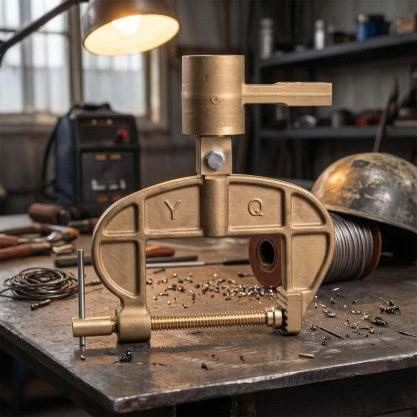 Colcolo Morsetto di Massa per Saldatura Morsetto Pinza Clamp Corpo Metallico in Rame Ad Alta Conducibilità con Serraggio a Vite per Collegamento Stabile E, style to 3