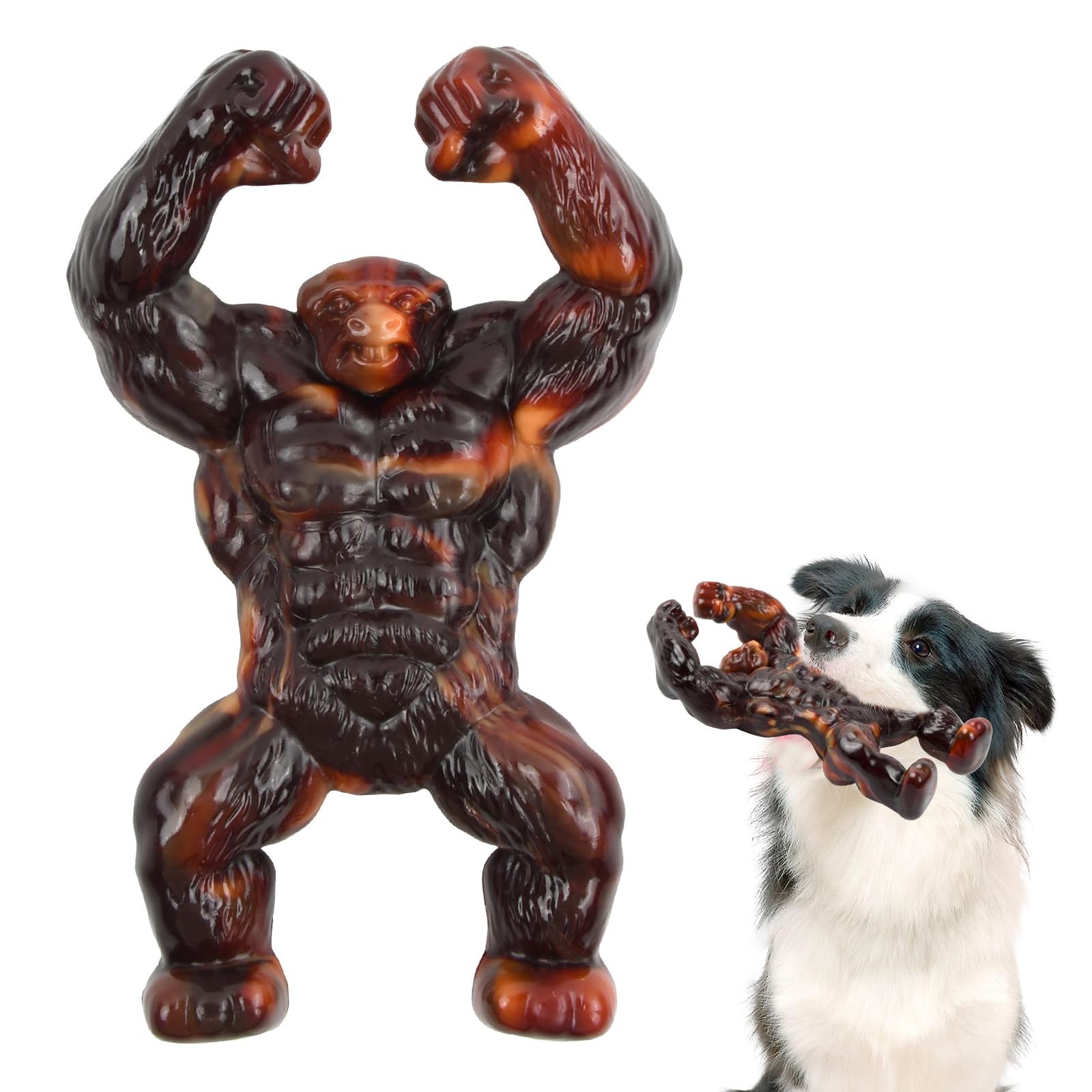 Juguete Mordedor para Perros,Juguete Duradero para Masticadores Agresivos,Juguete Indestructible para Perros con Sabor a Carne de Res,Hueso Mordedor de Nylon Resistente para Razas Medianas y Grandes