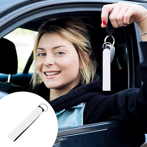 Miniatura 5 de EXCEART 90 llaveros con cordón de muñeca para mujer llavero de coche para hombres llavero pesado