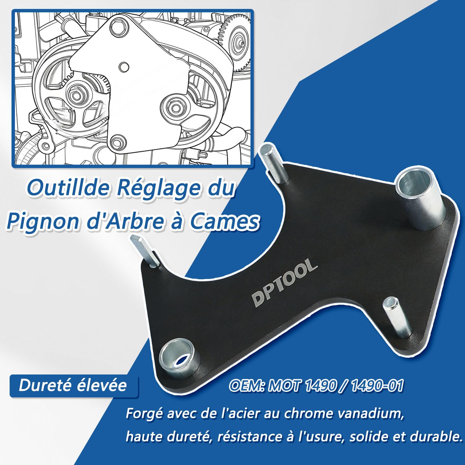 Utensile Per Albero A Camme BGS 8154 – Per Renault – Attrezzo Di Qualità Professionale