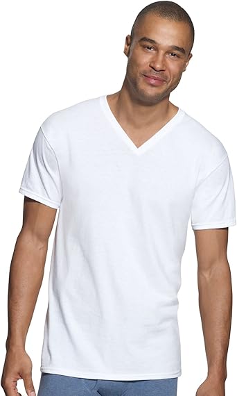V-Neck Undershirt 2X-4X 3-Pack 