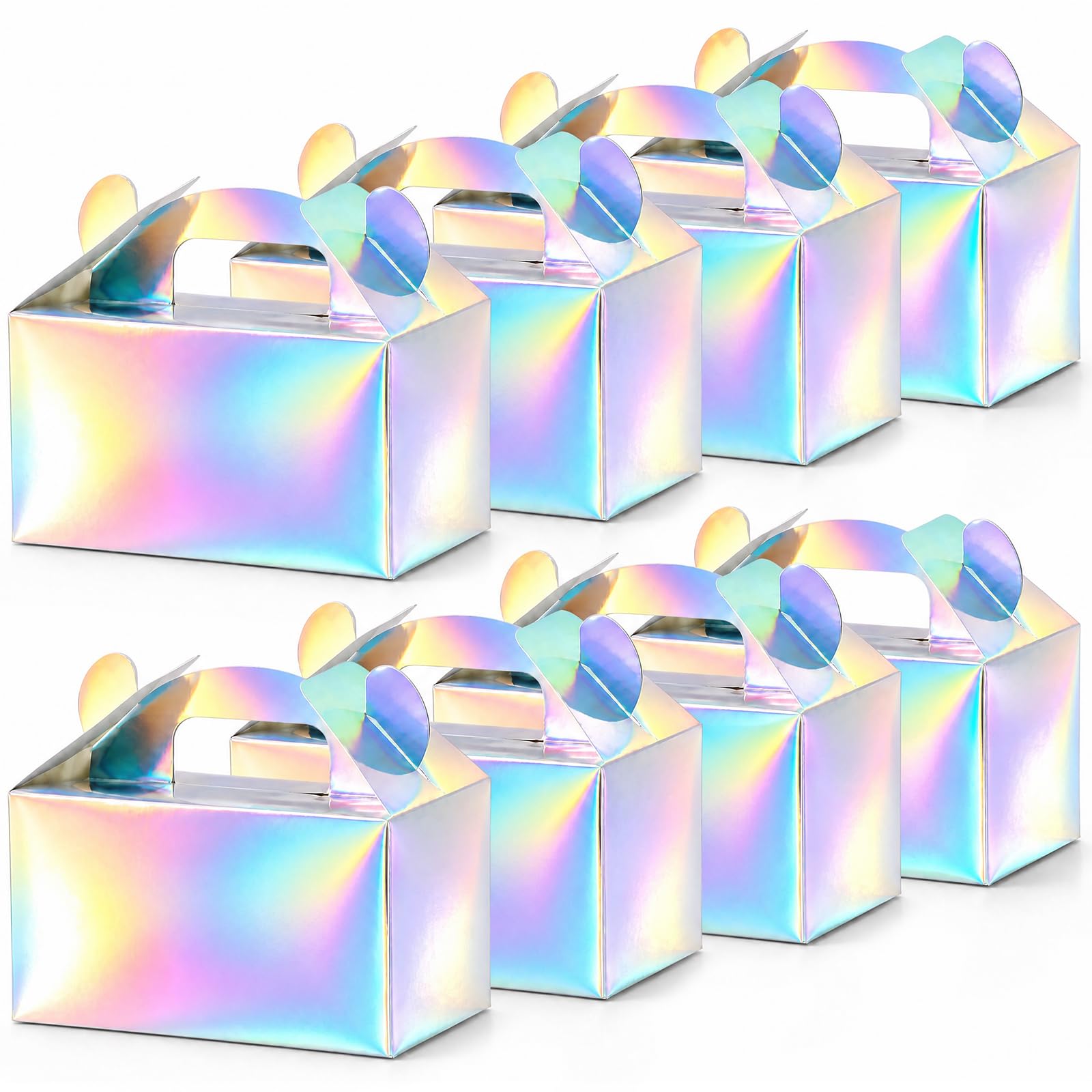 Amazon.com: VGOODALL 16PCS Iridescent Gable Favor Boxes, 6.1 X 3.3