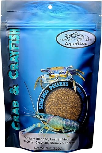 Dieta mezclada de cangrejo y cangrejo de río - Alimento acuático para cangrejos y camarones (9 oz (255 g)) disponible en Yaxa Costa Rica