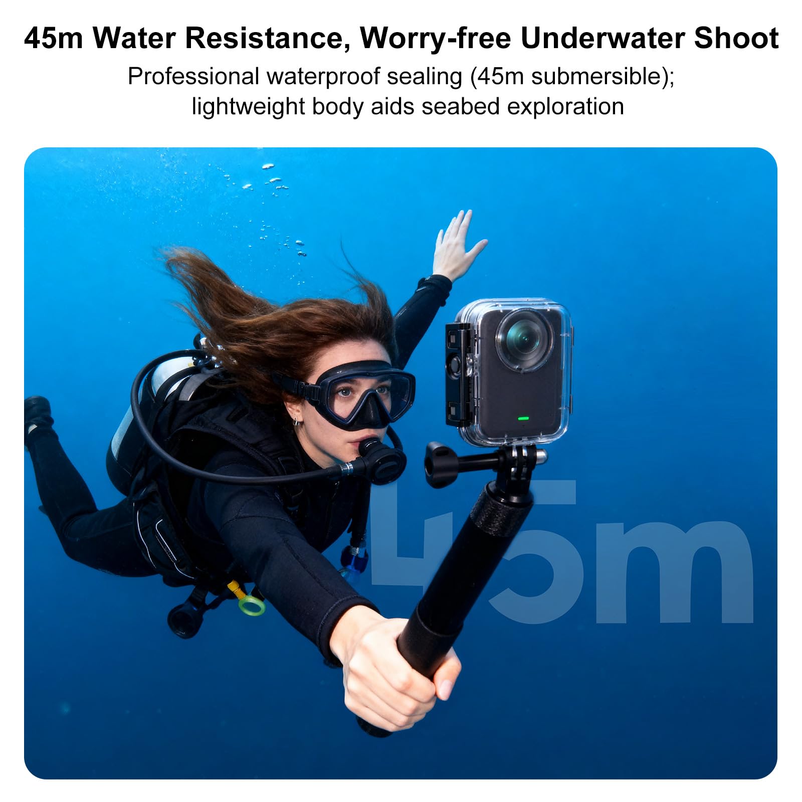 Amazon | DJI Osmo 360 対応 防水ケース 50M 水中撮影用 保護ケース