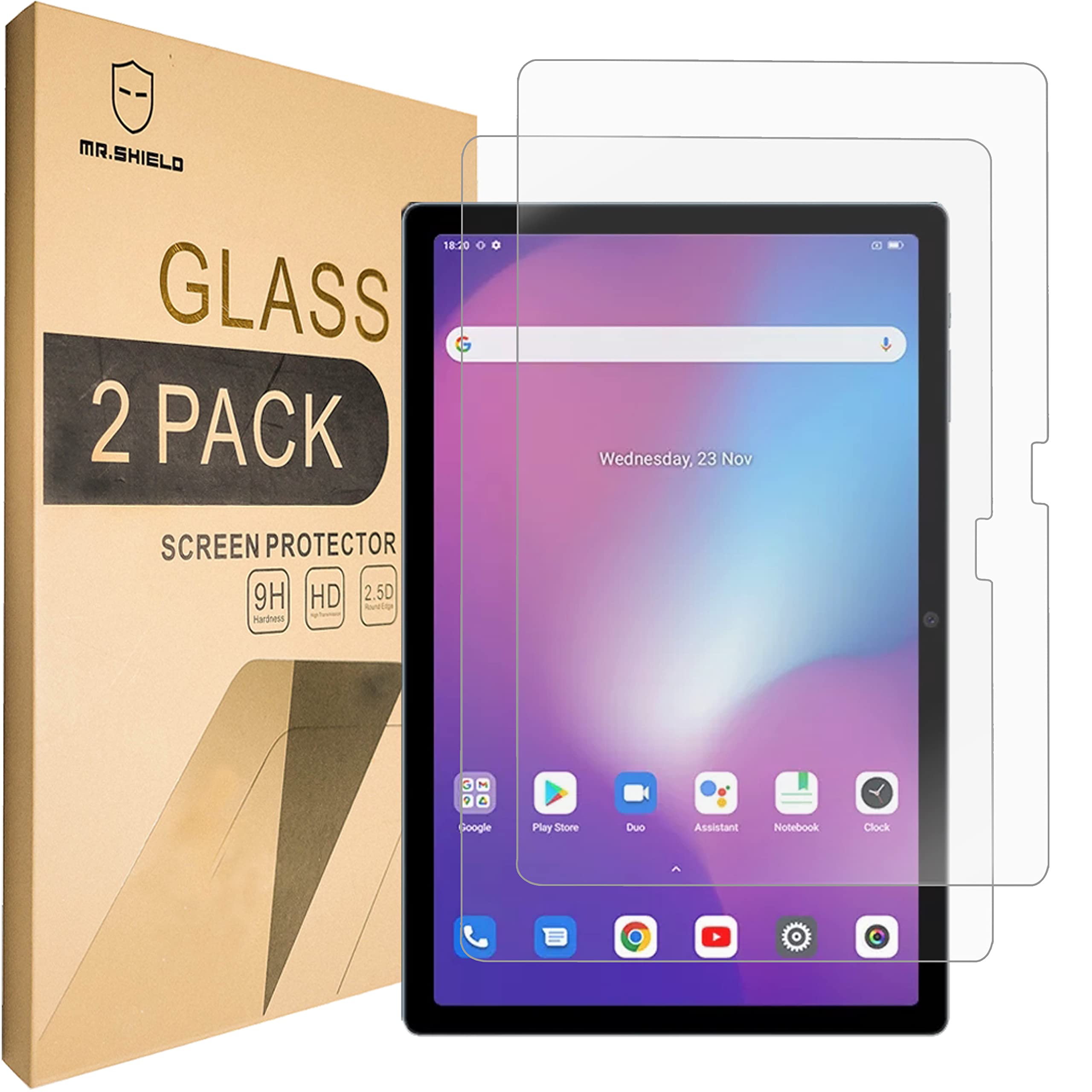 2x Panzerglas Schutzfolie Für Blackview Tab 7 Pro/OSCAL Pad 10 – 9H Härte, Blasenfrei