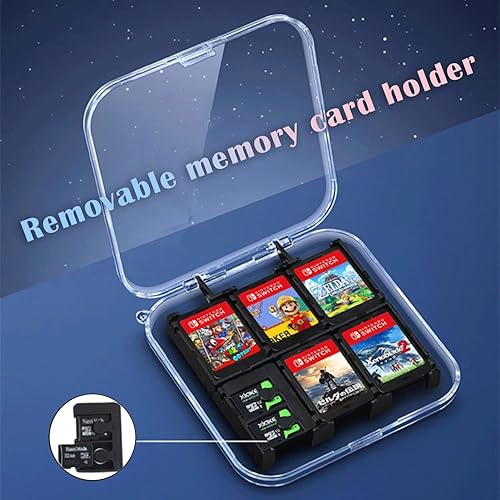 Miniatura 3 de UDEE Game Storage Case for 12 Nintendo Switch Games, Game Cards or TF Card,Switch Accessories,Portable Switch Game Memory Card Storage