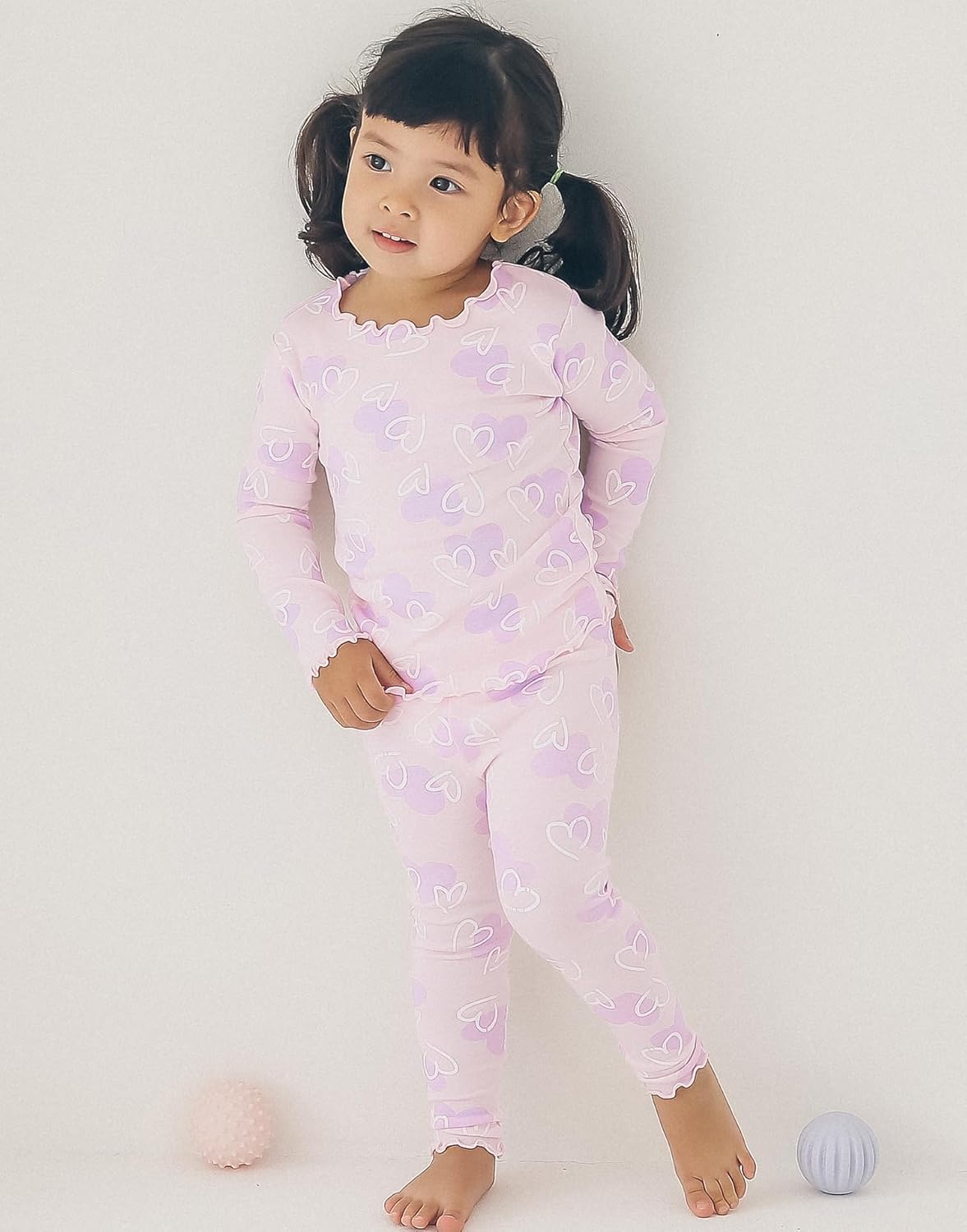 Vaenait baby 6M-12Y Infant Kids Toddler Girls Boys Soft Comfy Modal Tencel Sleepwear Pajamas 2pcs Set - Image 4