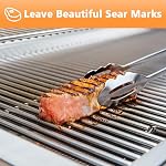 Hisencn 17 gril Grates de cuisson pour homedepot Nexgrill 720-0896 720-0896B 720-0896C 720-0896CP 720-0896E 720-0898 720-0898A, Pièces de rechange en acier inoxydable pour grille à barres solides - paquet de 3
