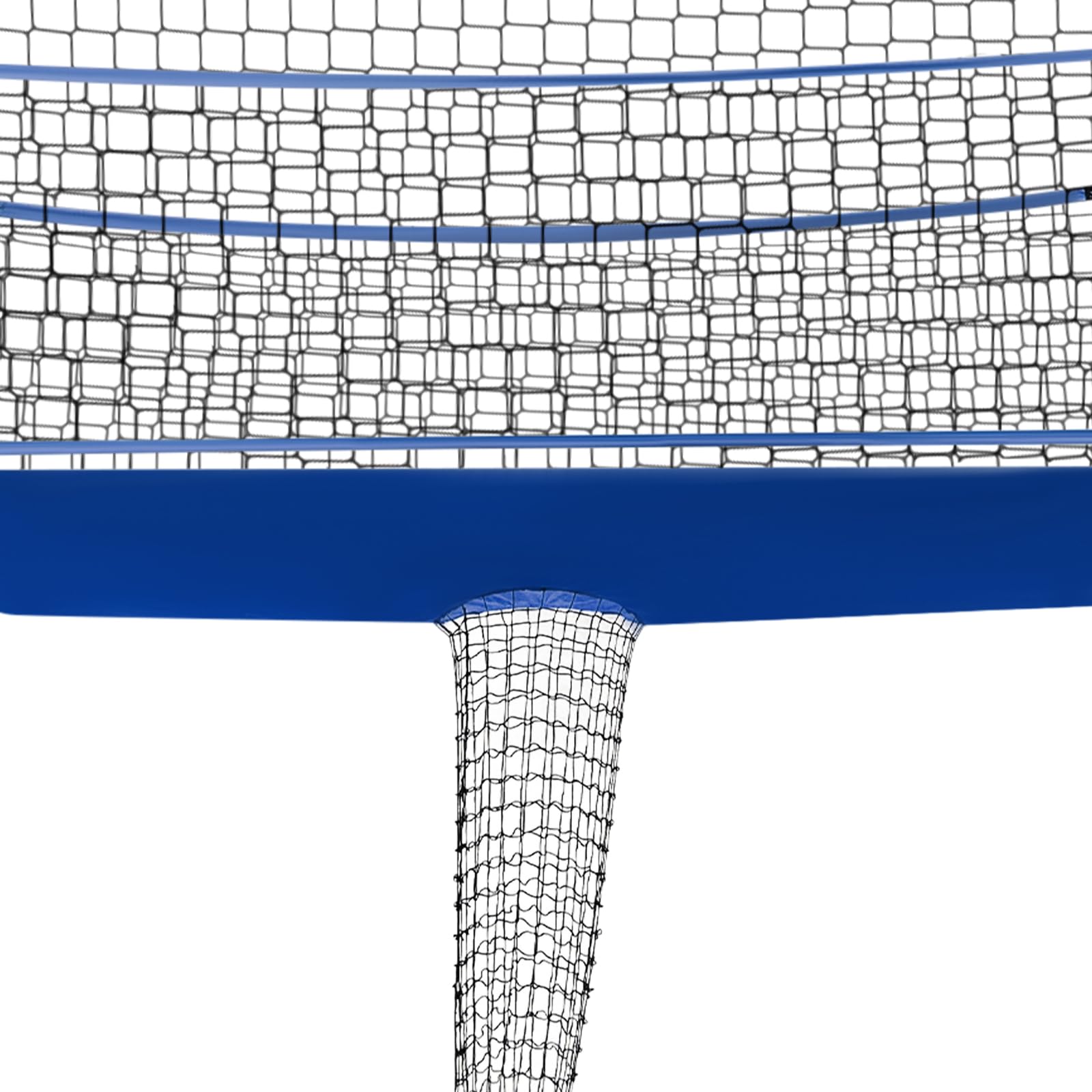 Rete da pallavolo portatile 3 in 1: regolabile in altezza, pieghevole con borsa per il trasporto, ideale per giardino, spiaggia e prato (blu