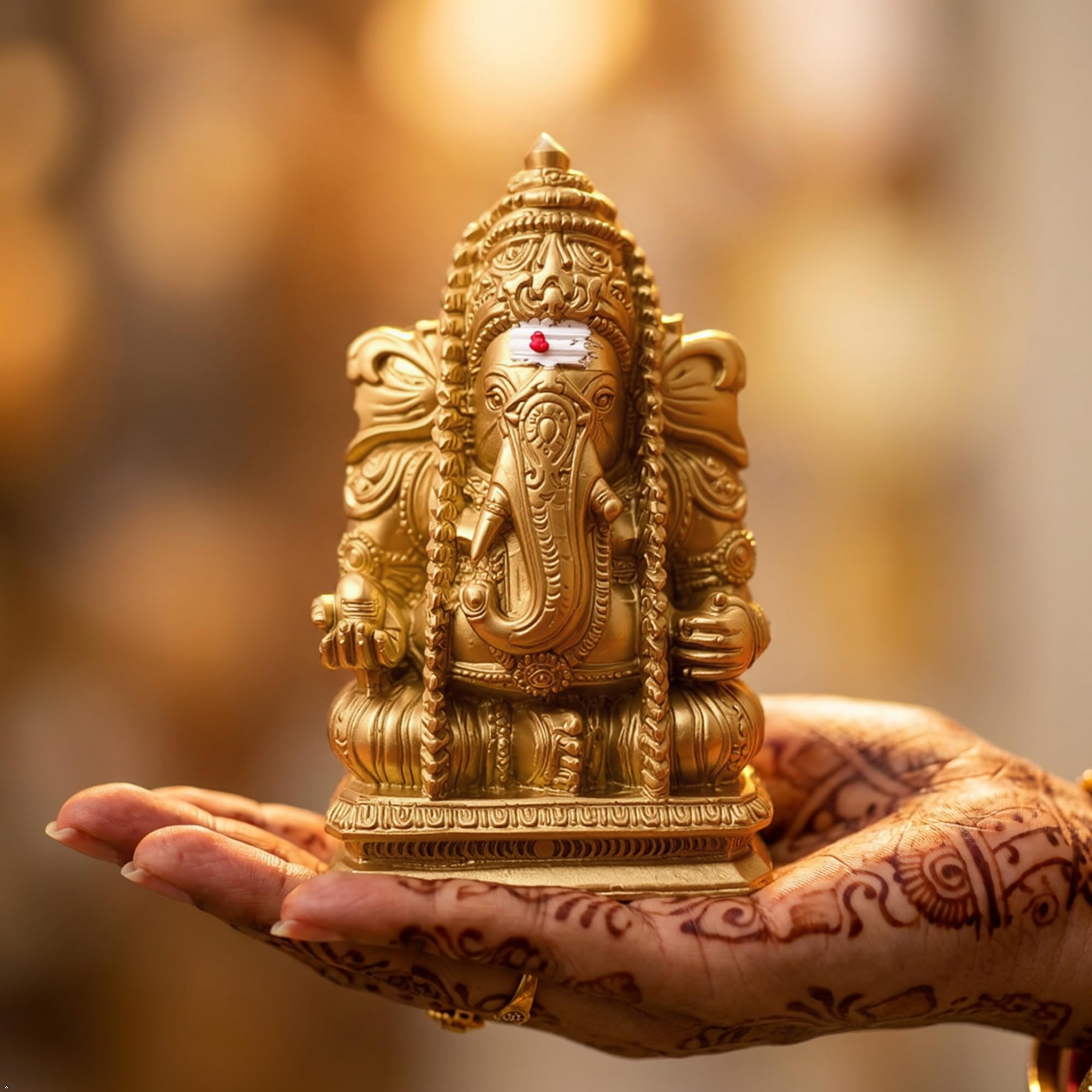 Pillayarpatti Vinayagar Statue - Divine Blessing -1