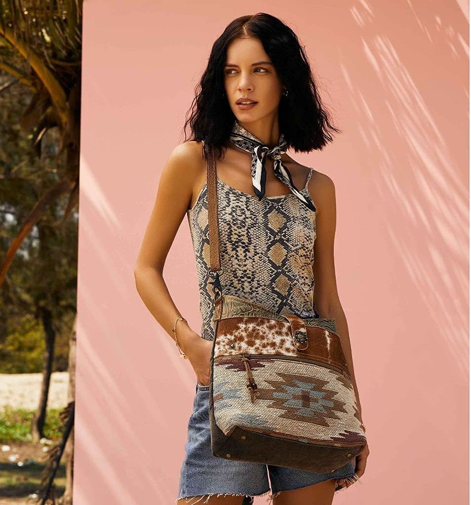 Myra Bag Placid Shoulder Teal Aztec - Image 2