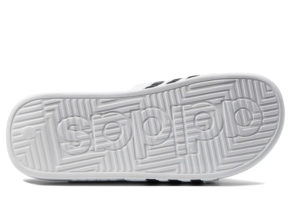 Adidas Adissage (White/Core Black/White) Shoes International Shipping
