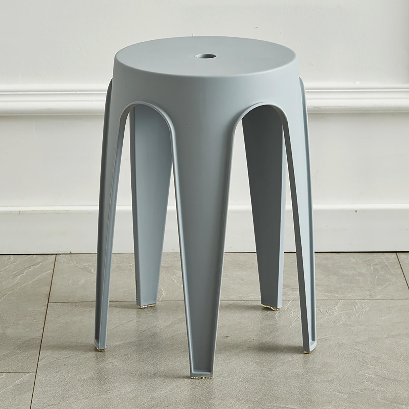 Tabourets ronds en plastique portables fini l'encombrement en classe et bureau
