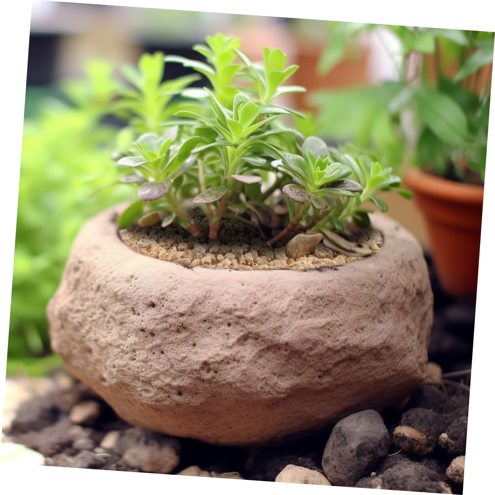 Maifanit Steindekorationen 5 Beutel 300g Naturstein für Aquarien | Geeignet für Frisch und Salzwasser, Hohe Härte, für Wasserpflanzen, Wege und Bastelprojekte