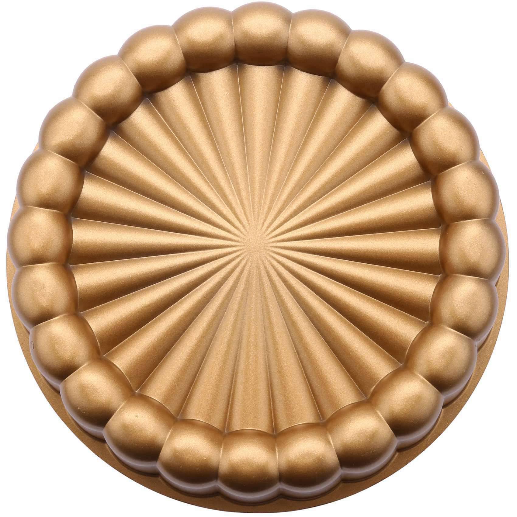 Lot de 2 moules à gâteau Charlotte - Taille - Doré