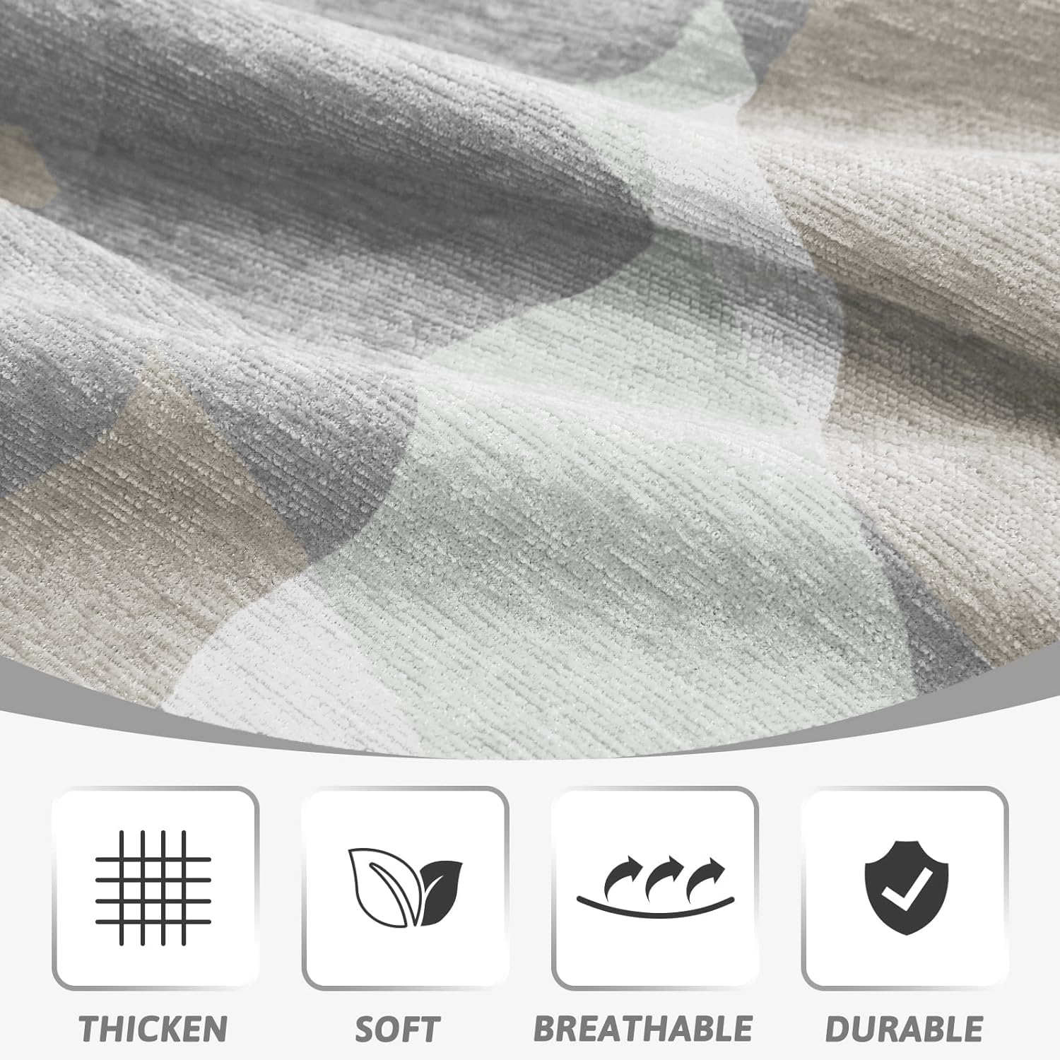 Lukzer Chenille Sofa Throw Blanket - Super Soft & Cozy -12